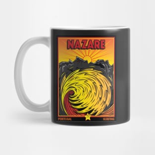 SURFING NAZARE PORTUGAL Mug